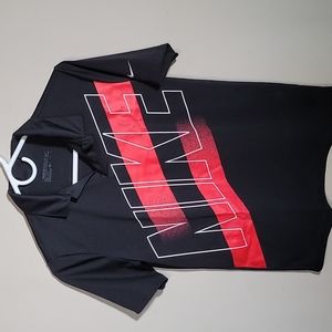 Nike Golf shirt, Large, black, dri-fit